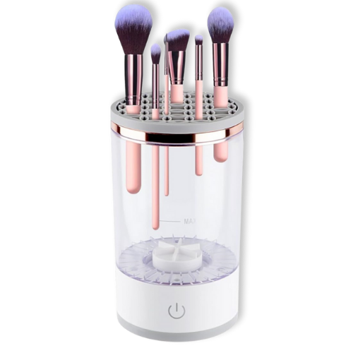 BrushCleaner™ - Limpiador Eléctrico de Brochas de Maquillaje